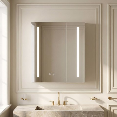 Szafka z lustrem LED M1015-60 60x65