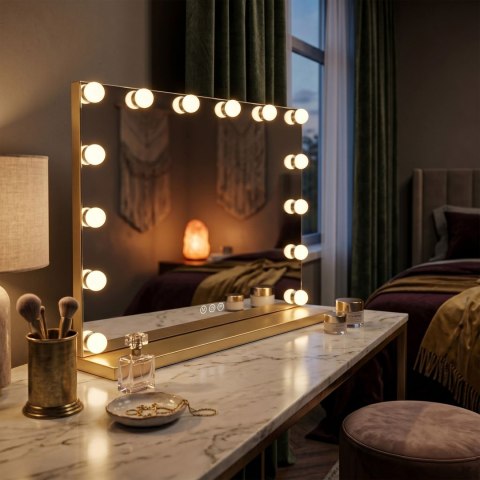 Lustro LED Hollywood L.Gold 80x60