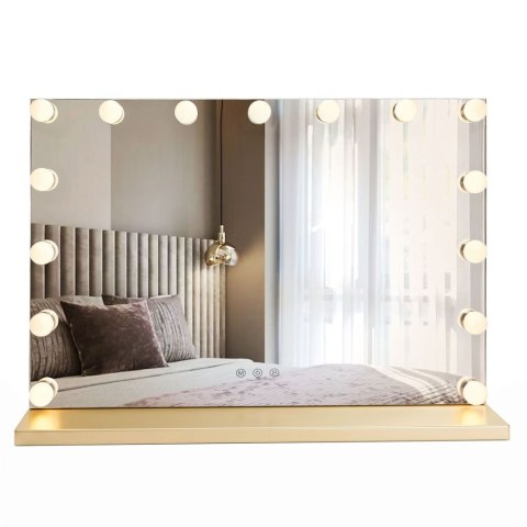 Lustro LED Hollywood L.Gold 80x60