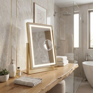Lustro LED LUMI L.Gold 30x40cm