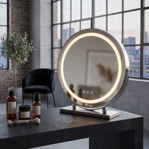 Lustro LED MAKE-UP Chrom 40 cm