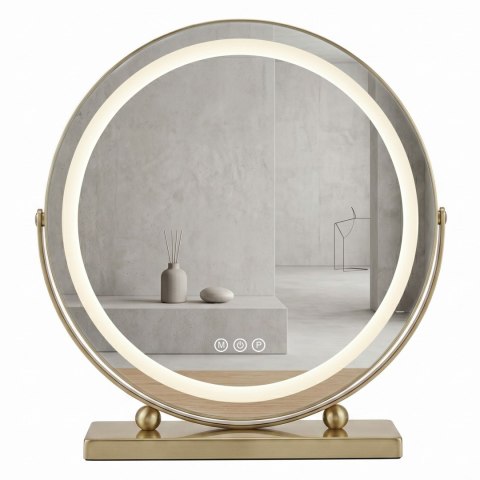 Lustro LED MAKE-UP L.Gold 50 cm