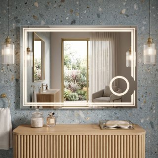 Lustro ścienne LED 80x60cm HAVEN