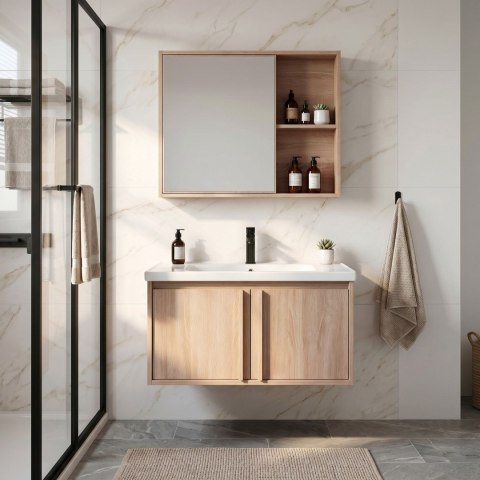 Zestaw mebli łazienkowych z Umywalką Gama T25023 BXM 70CM