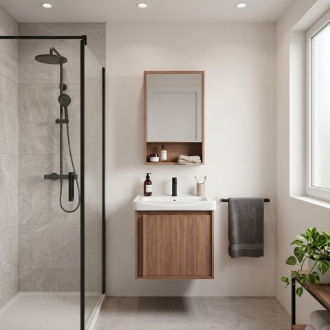 Zestaw mebli łazienkowych z Umywalką Gama T25023 HHL 50CM