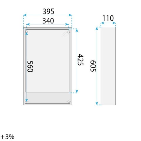 Zestaw mebli łazienkowych z Umywalką Gama T25023 HHL 50CM