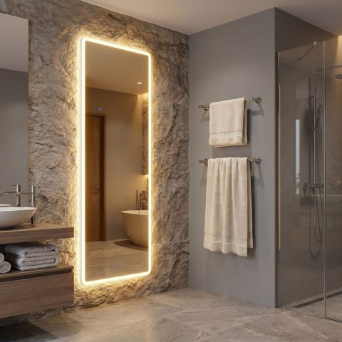 LUSTRO LED Classico 60x170cm Białe