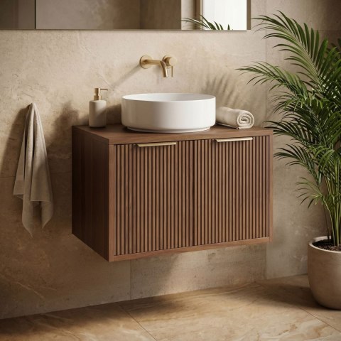 Szafka łazienkowa pod umywalkę Rea Core 60cm Brown