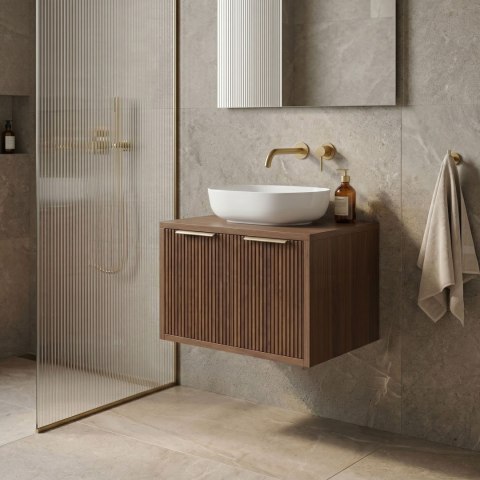 Szafka łazienkowa pod umywalkę Rea Core 60cm Brown