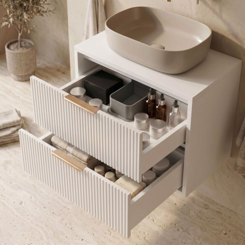 Szafka łazienkowa pod umywalkę Rea Mono 60cm White
