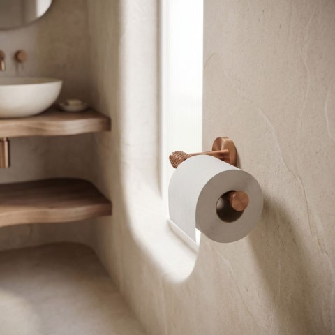 UCHWYT NA PAPIER TOALETOWY 29105 Riwon Miedziany Szczotkowany