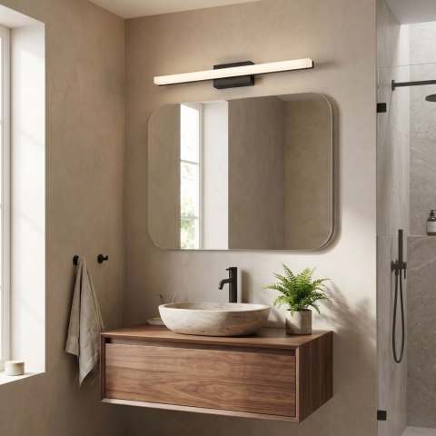 KINKIET ŁAZIENKOWY LED 60CM APP1855-1W BLACK