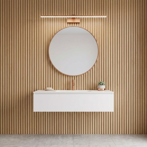 Kinkiet łazienkowy LED SWE015-1W 73cm Miedź szczotkowana