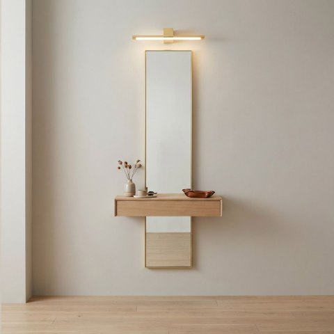 Kinkiet łazienkowy LED SWE043-1W 40 cm Złoty