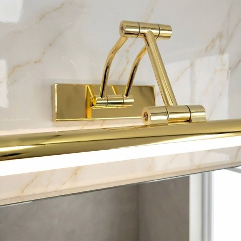 Kinkiet łazienkowy SWE020-1W 60cm Złoty