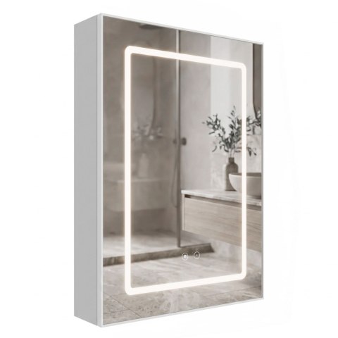 Szafka z lustrem LED Rea Zenit 70x50cm