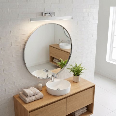 Kinkiet łazienkowy LED SWE002-1W 58cm Chrom