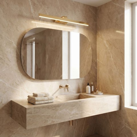 Kinkiet łazienkowy LED SWE006-1W 73cm Złoty