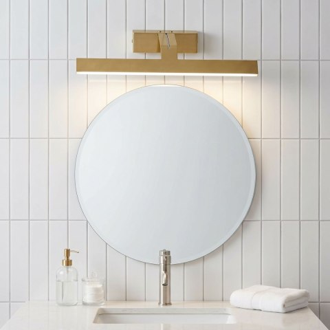 Kinkiet łazienkowy LED SWE007-1W 43cm Złoto szczotkowane