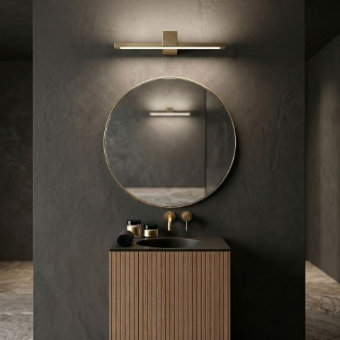 Kinkiet łazienkowy LED SWE047-1W 60 cm Złoty Szczotkowany