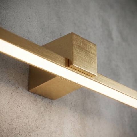 Kinkiet łazienkowy LED SWE048-1W 80 cm Złoty Szczotkowany