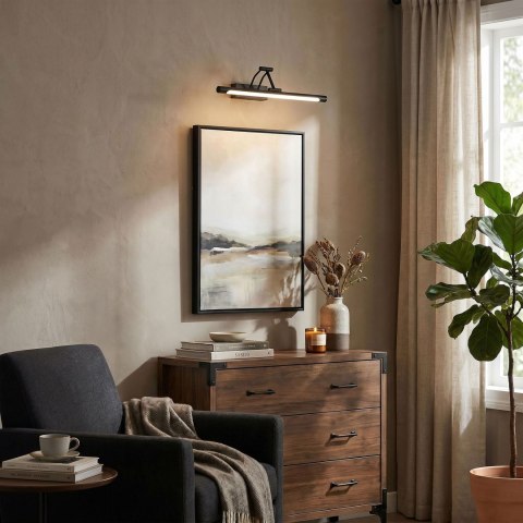 Kinkiet łazienkowy SWE025-1W 42cm Czarny