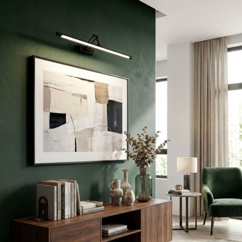 Kinkiet łazienkowy SWE026-1W 60cm Czarny