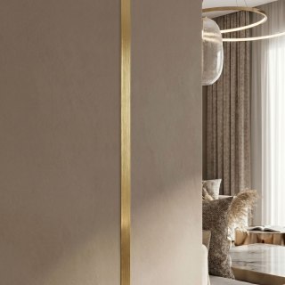 Listwa dekoracyjna samoprzylepna Rea P14454 2cm Złota Szczotkowana