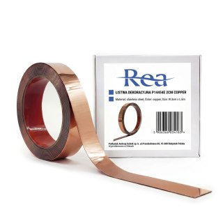 Listwa dekoracyjna samoprzylepna Rea P14454E 2cm Miedź