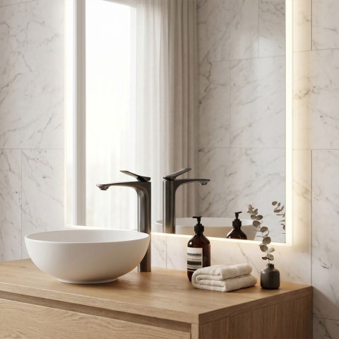 Bateria Umywalkowa PREMIUM REA Vision Tytan Wysoka