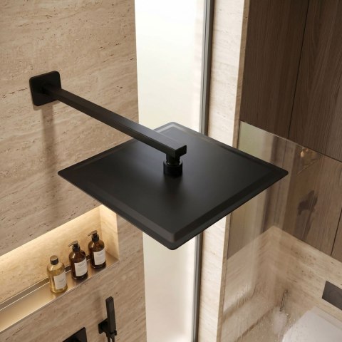 Deszczownica kwadratowa REA JS-P015B 30cm Czarna