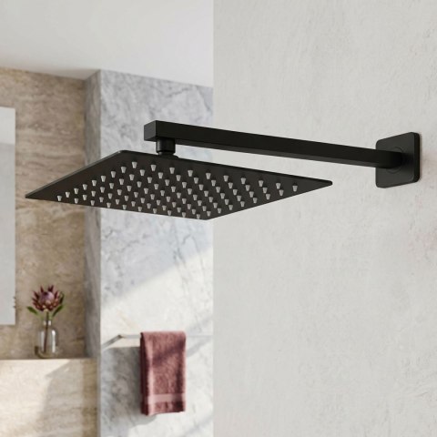 Deszczownica kwadratowa REA JS-P015B 30cm Czarna