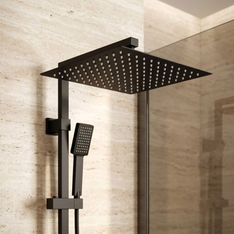 Deszczownica kwadratowa REA JS-P015B 30cm Czarna