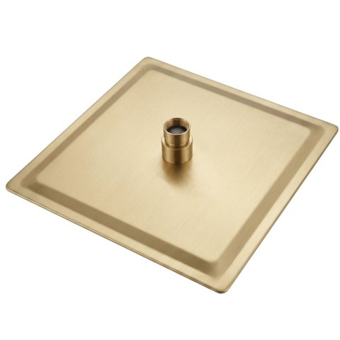 Deszczownica kwadratowa REA JS-P015BG 25cm Złota Szczotkowana