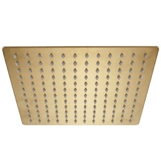 Deszczownica kwadratowa REA JS-P015BG 30cm Złota Szczotkowana