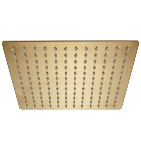 Deszczownica kwadratowa REA JS-P015BG 30cm Złota Szczotkowana