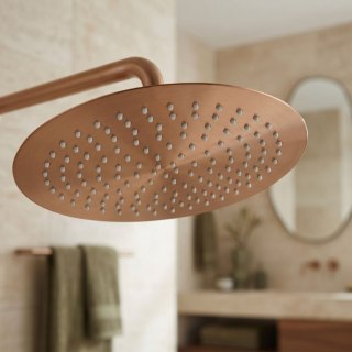 Deszczownica okrągła REA JS-P014BRG 30cm Miedź Szczotkowana