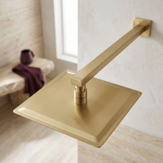 Ramię do deszczownicy kwadratowe REA JS-9022BG 40cm Złote Szczotkowane