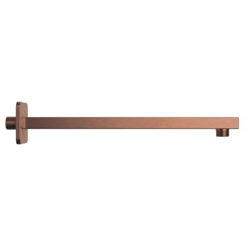 Ramię do deszczownicy kwadratowe REA JS-9022BRG 40cm Miedź Szczotkowana