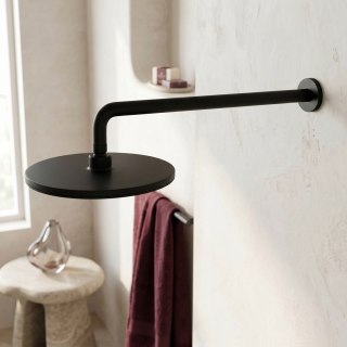 Ramię do deszczownicy okrągłe REA JS-9021B 40cm Czarne