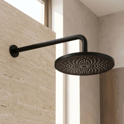 Ramię do deszczownicy okrągłe REA JS-9021B 40cm Czarne