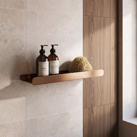 Półka łazienkowa prysznicowa SF03 45cm Miedź Szczotkowana