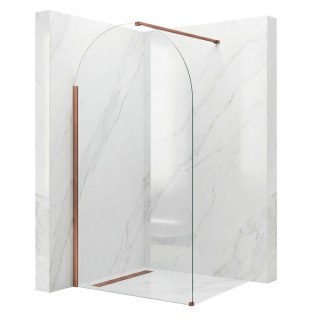Ścianka prysznicowa Walk-In Rea Heaven Brush Copper 100