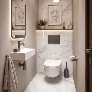 Stelaż zestaw podtynkowy K011A-Q do mis WC z przyciskiem HD Tytan