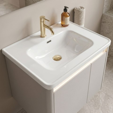 Zestaw mebli łazienkowych z Umywalką DE07-60 Beige 60CM