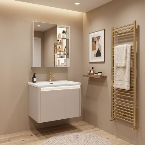 Zestaw mebli łazienkowych z Umywalką DE07-60 Beige 60CM