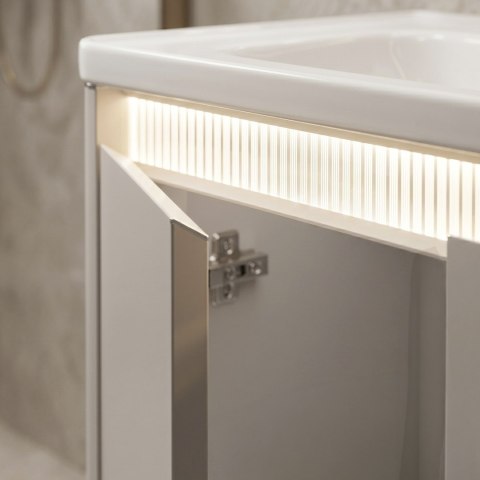 Zestaw mebli łazienkowych z Umywalką DE07-60 Beige 60CM
