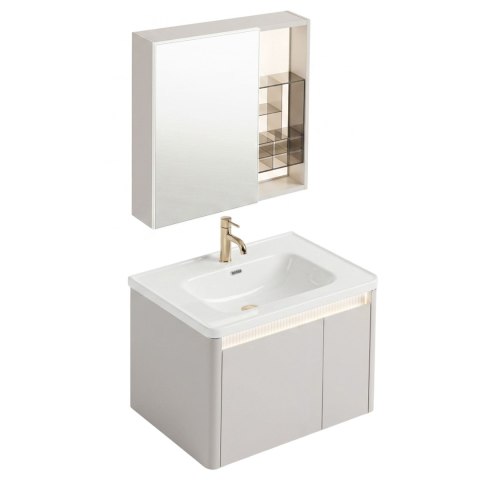 Zestaw mebli łazienkowych z Umywalką DE07-60 Beige 60CM