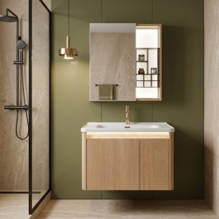 Zestaw mebli łazienkowych z Umywalką DE07-70 Oak 70CM