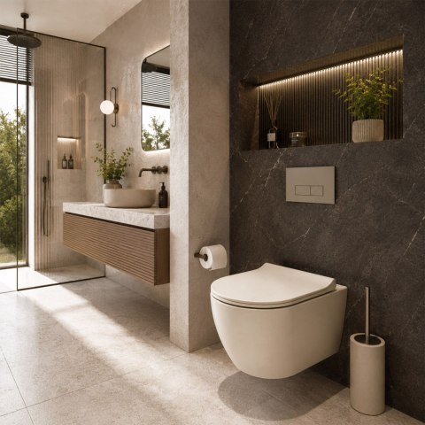 Misa WC podwieszana REA Focus Tornado Creme